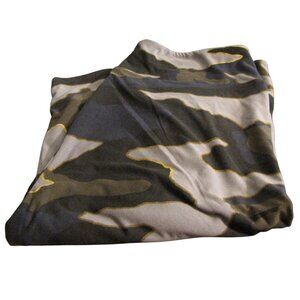 LuLaRoe TC Black Gray Gold Camo Leggings